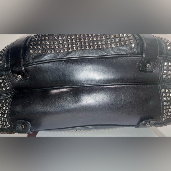 Rare Burberry Prorsum Pyramid Stud Knight Satchel - Picture 12 of 15